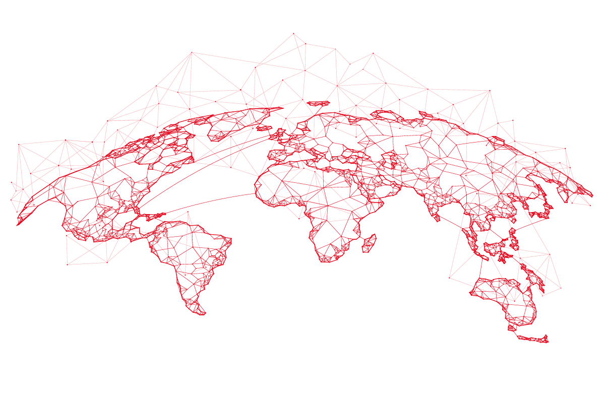 Map monde DIMOTRANS Group réseau de partenaires