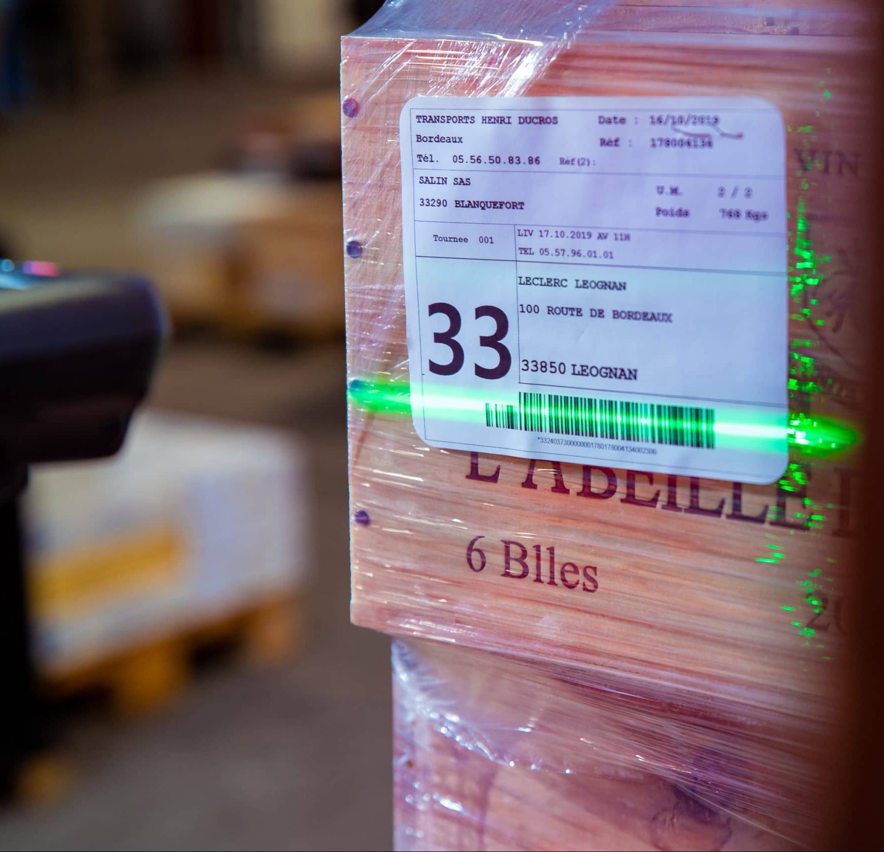 scan étiquette colis distribution nationale