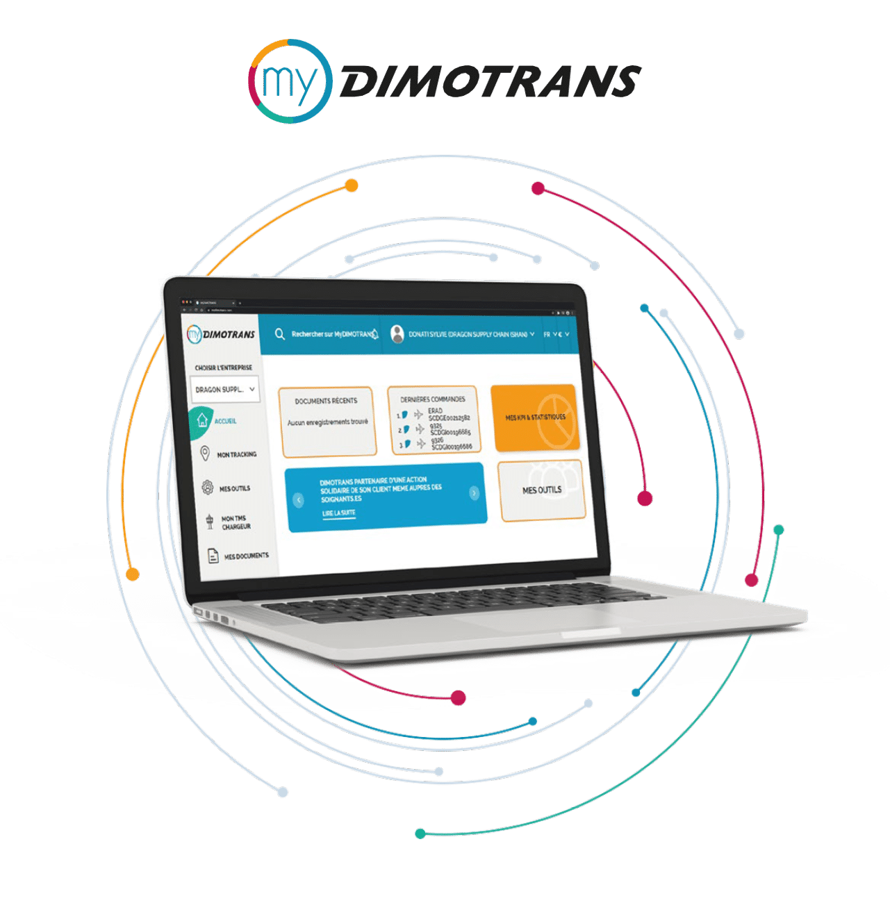 Outil pilotage supply chain MYDIMOTRANS