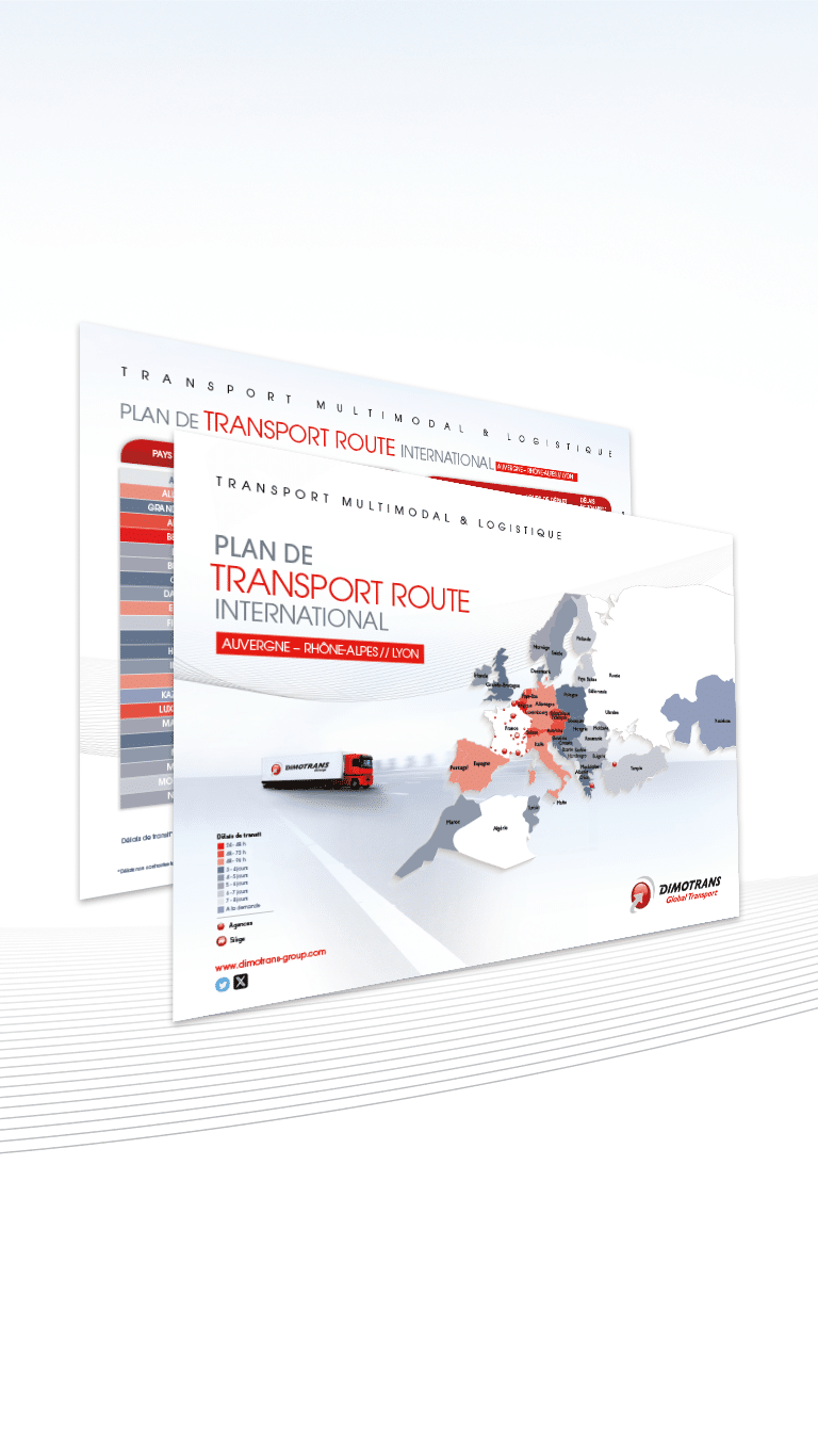 Plan de transport agence de Lyon