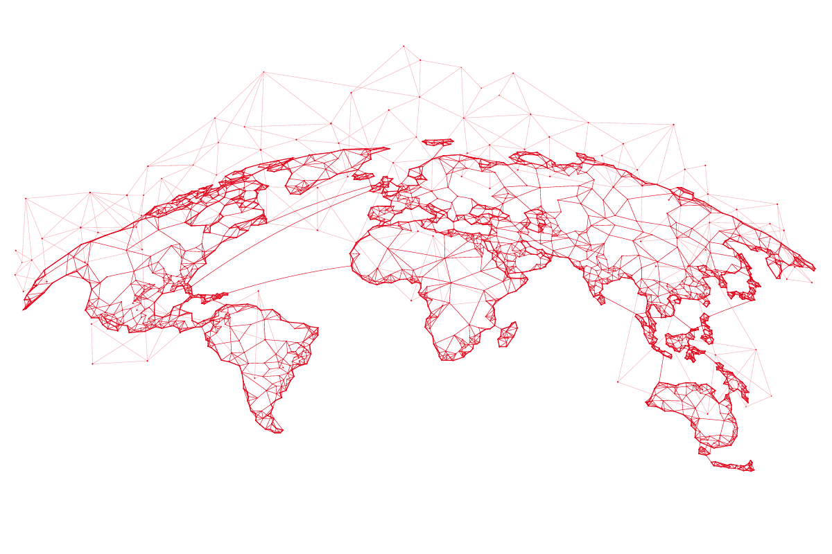 image représentant une carte du monde avec la présence de Dimotrans